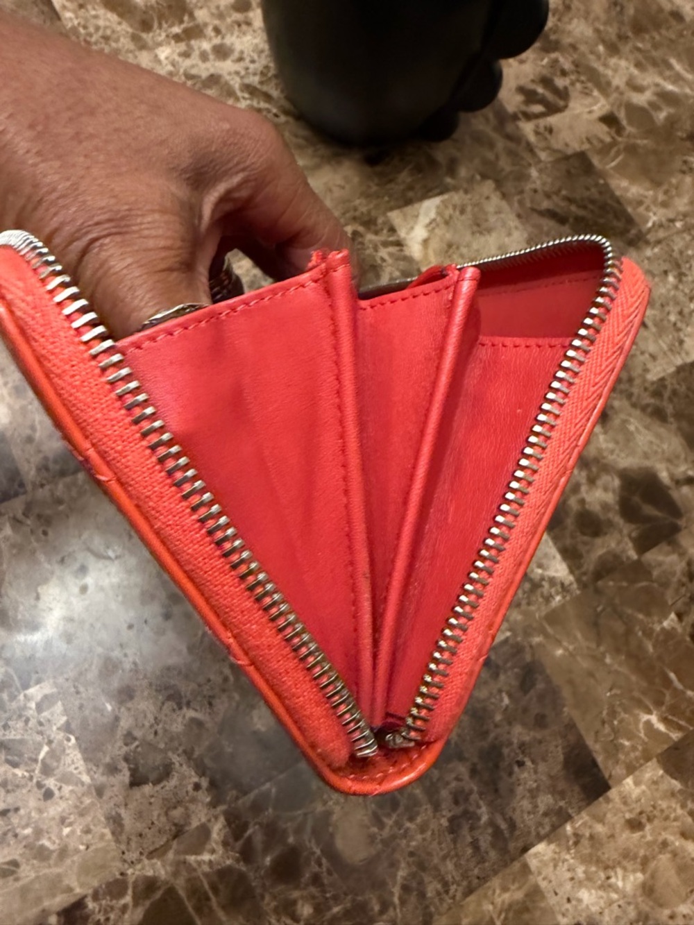 Chanel Matelasse Zip Around Continental Wallet & Dustbag - Picture 12 of 16